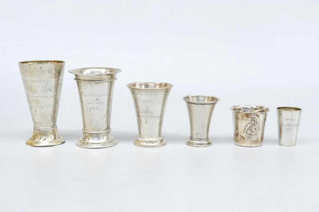 Bägare, silver, vikt 248 gram