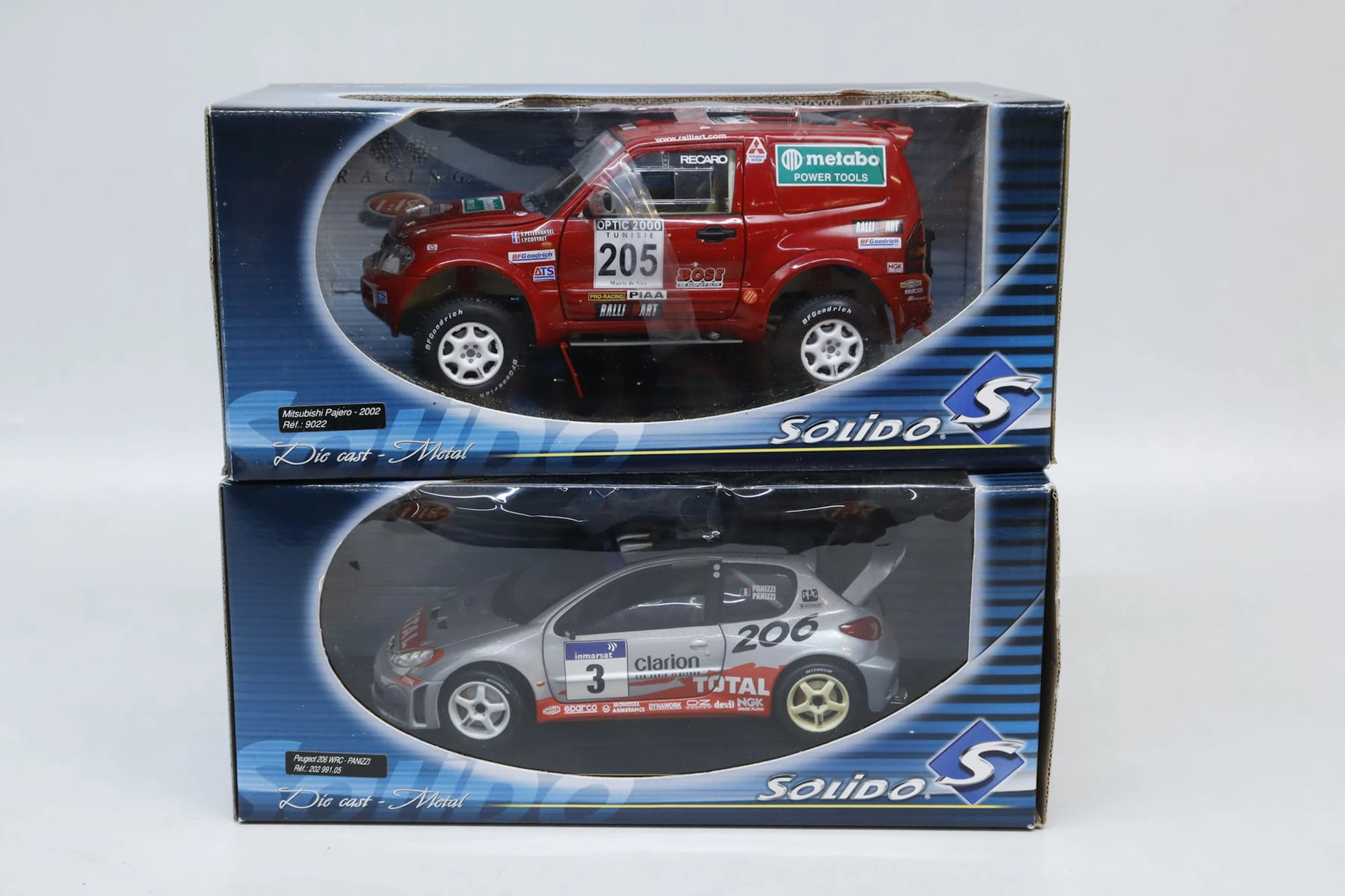 Samlarbilar, 2st, Peugeot och Mitsubishi, *Solido