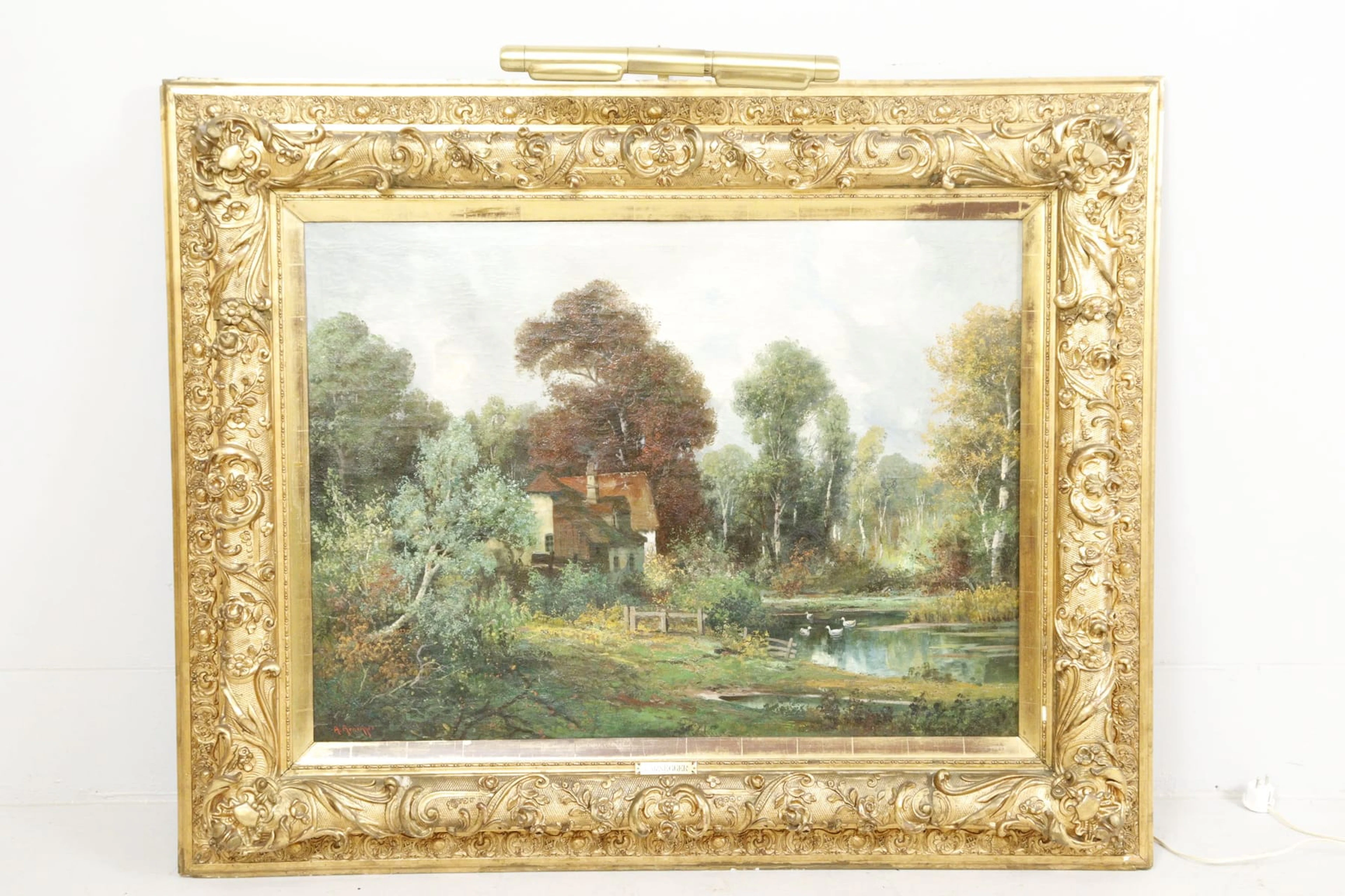 Alois Arnegger, (1879-1963), Österrike, olja på duk, signerad