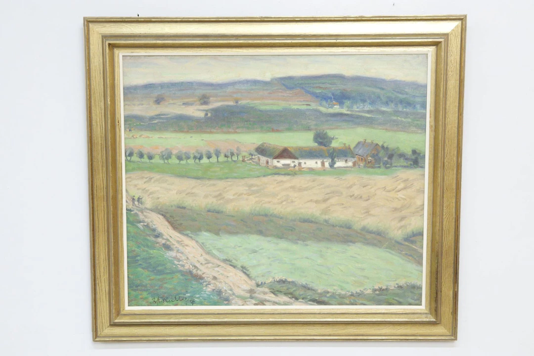 Axel Theodor Kulle, olja på duk, signerad