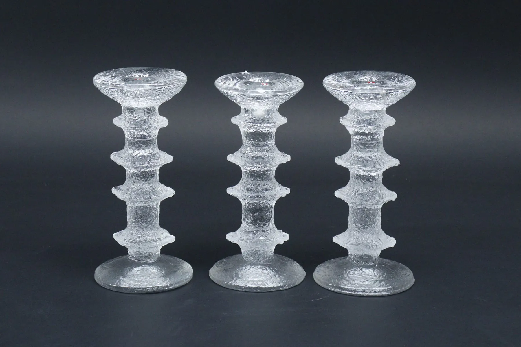 Ljusstakar, 3st, "Festivo", Timo Sarpaneva, Iittala