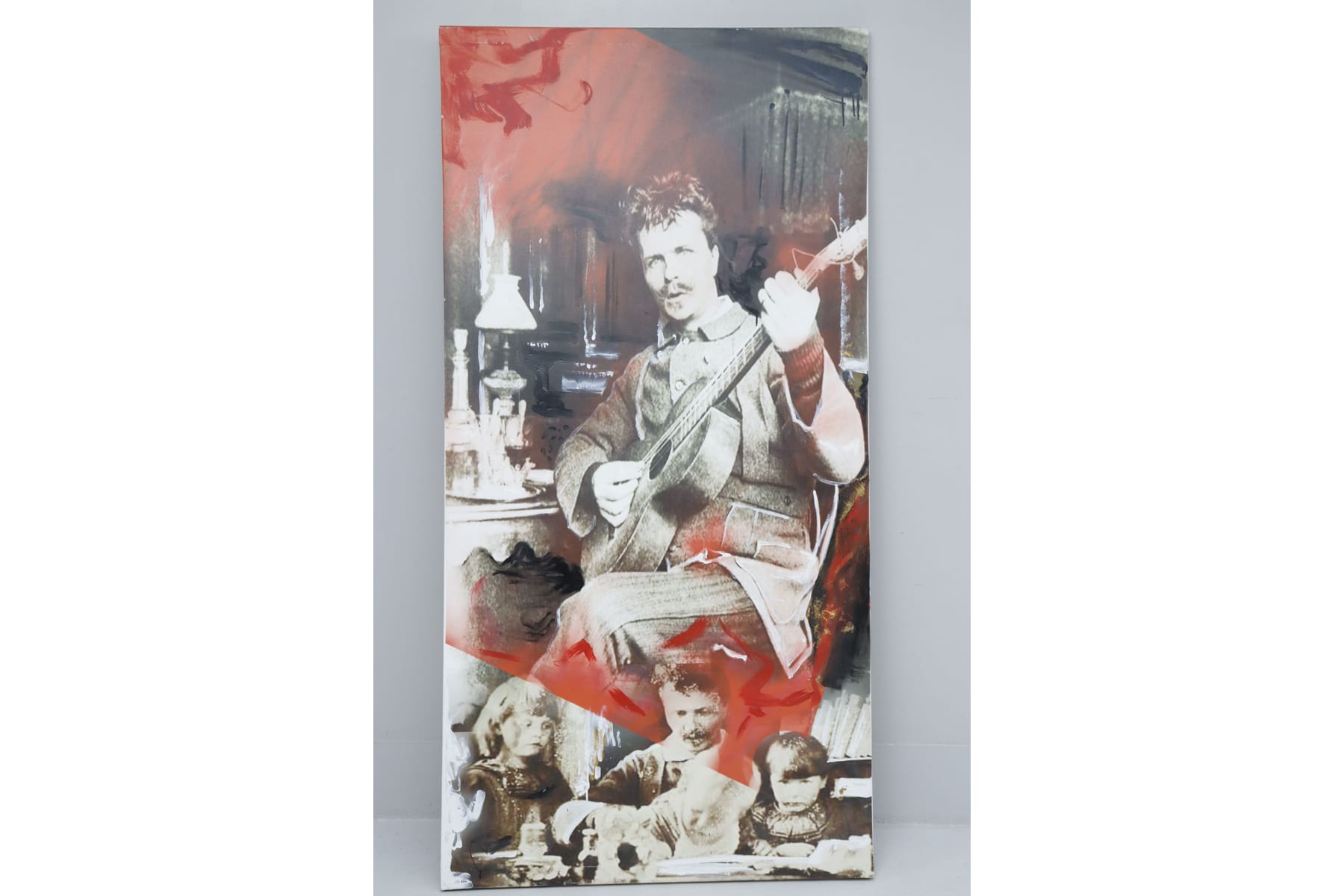 Anders Albinson, stort tryck på canvas, August Strindberg