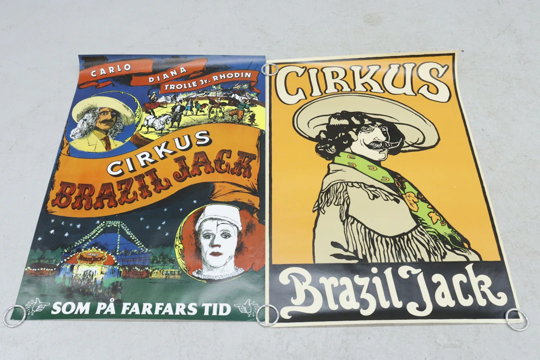 Affischer, 2st, Cirkus Brazil Jack