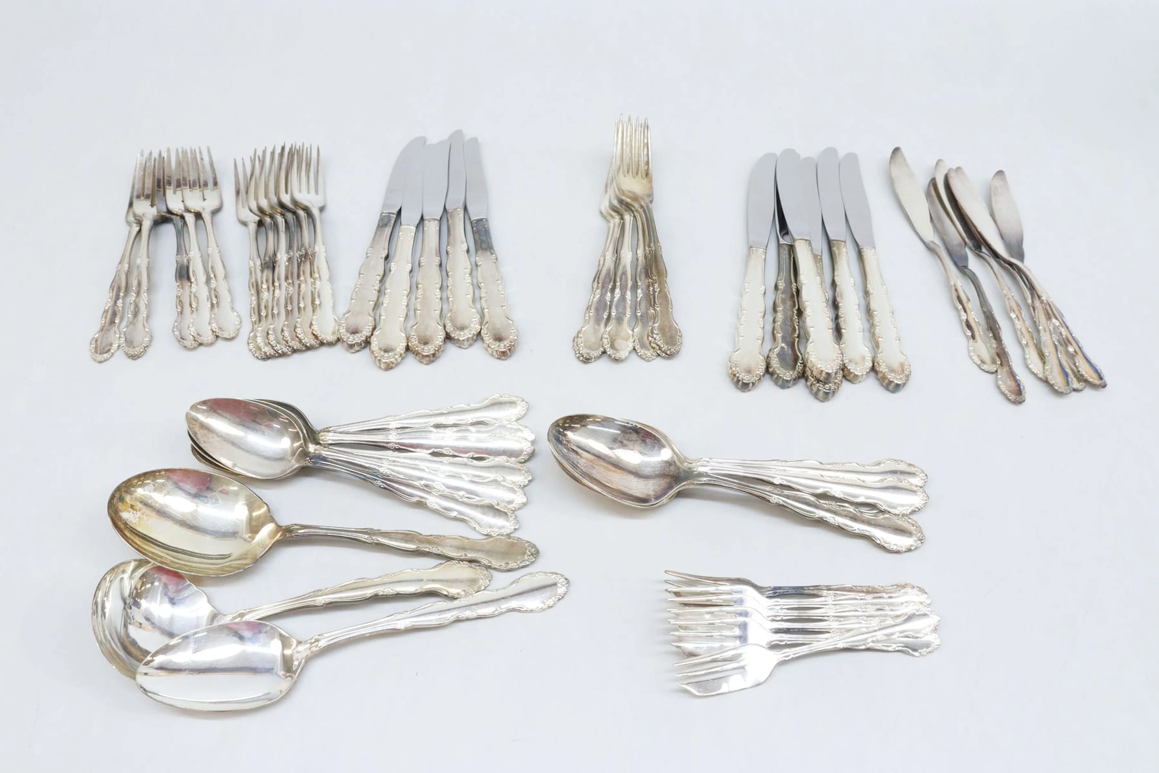 Bestick, 53 delar, nysilver