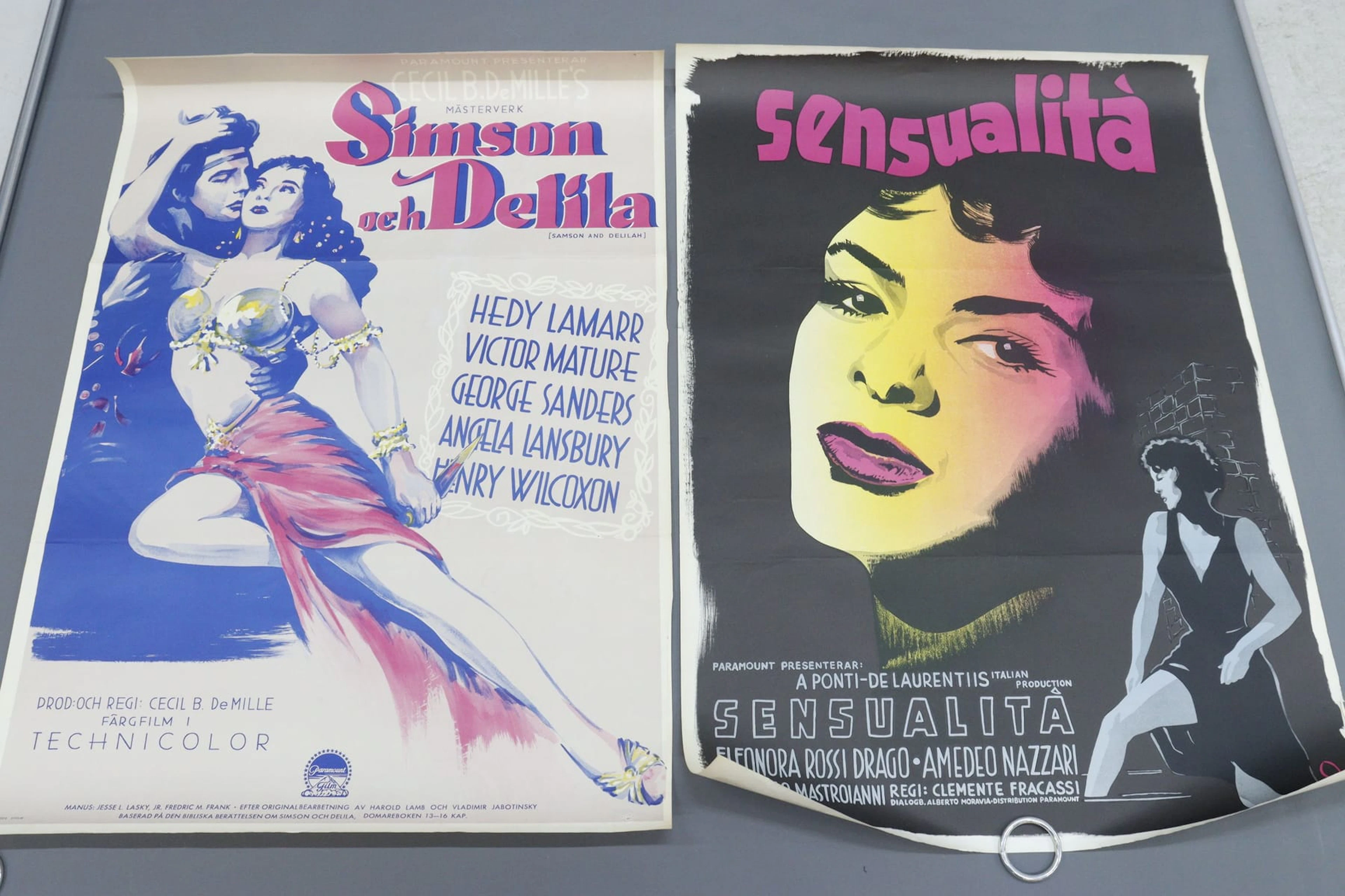 Filmaffischer, 2st, Simson och Delila och Sensualita