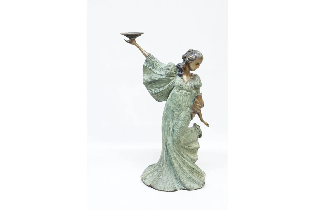 Skulptur, patinerad brons, art deco-stil