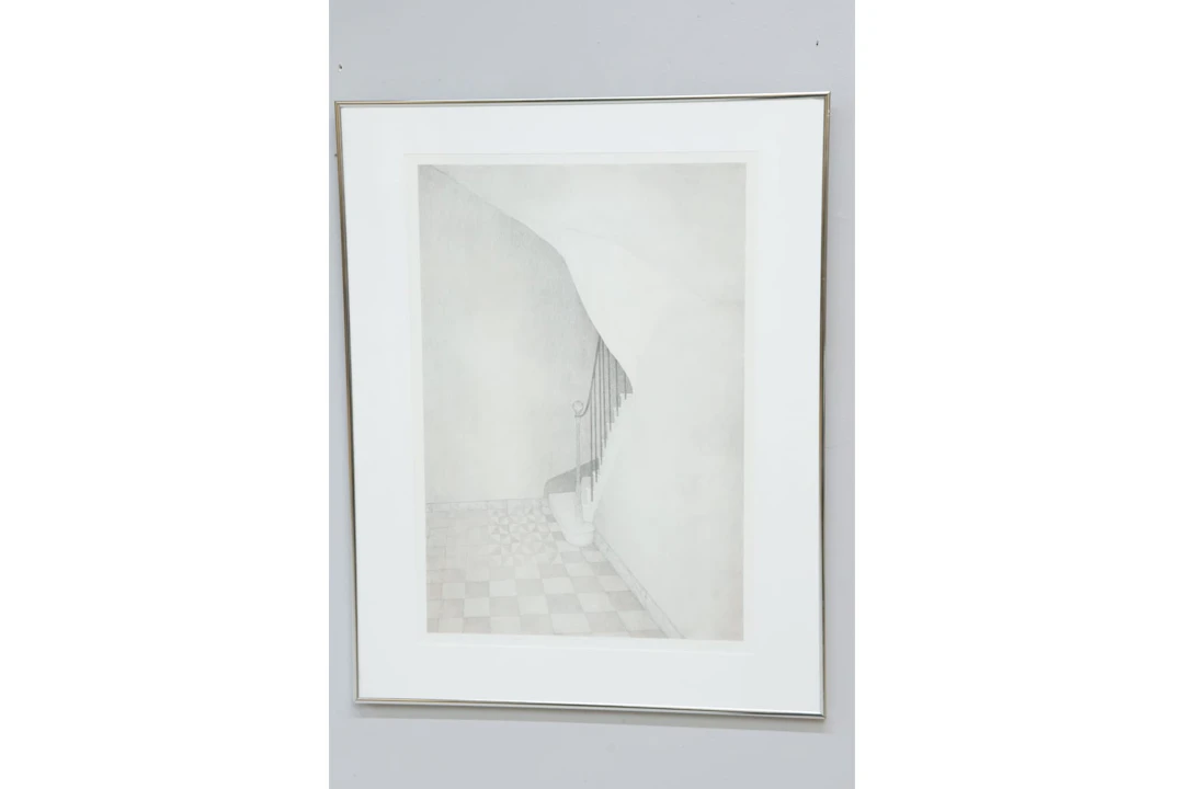 Curt Fors, litografi, signerad