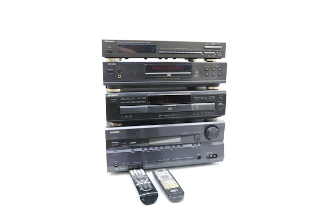 Stereodelar, Onkyo, Sony, Denon och Technics