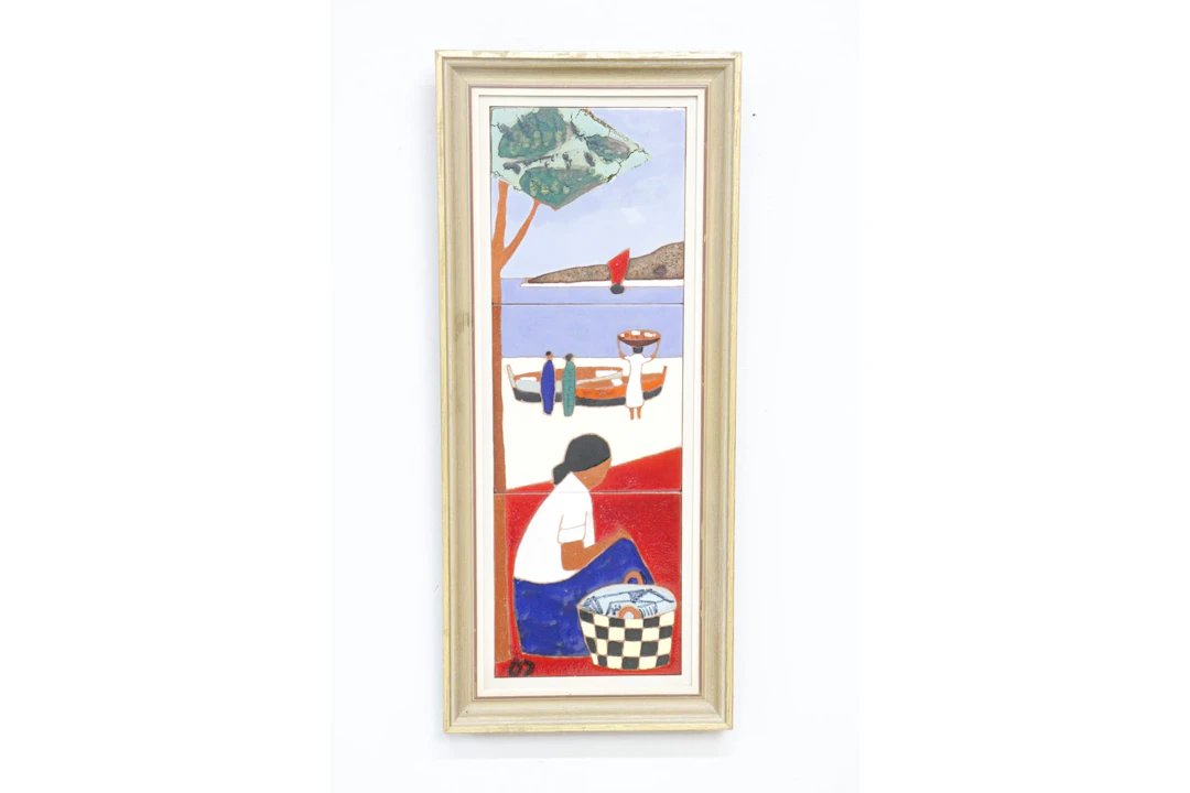 Olle Idehall, keramik, monogramsignerad