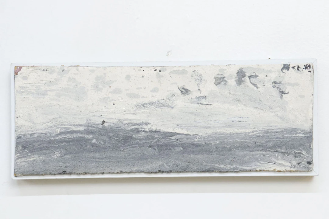 Ulf Björk, "Höst VI" 2002, tempera på pannå, signerad