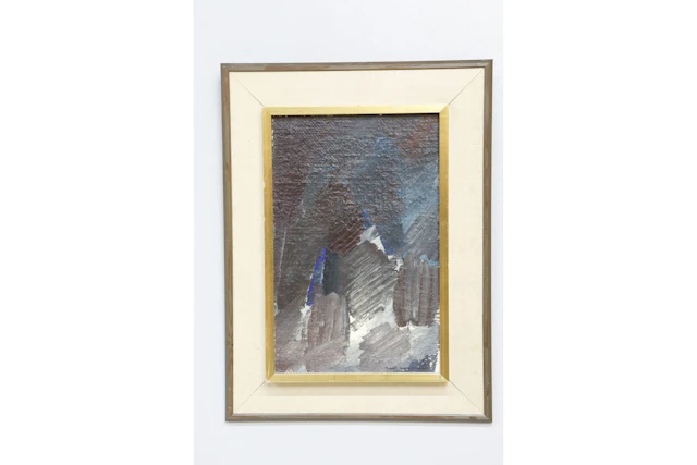 Bertil Berntsson, olja på pannå, signerad -60