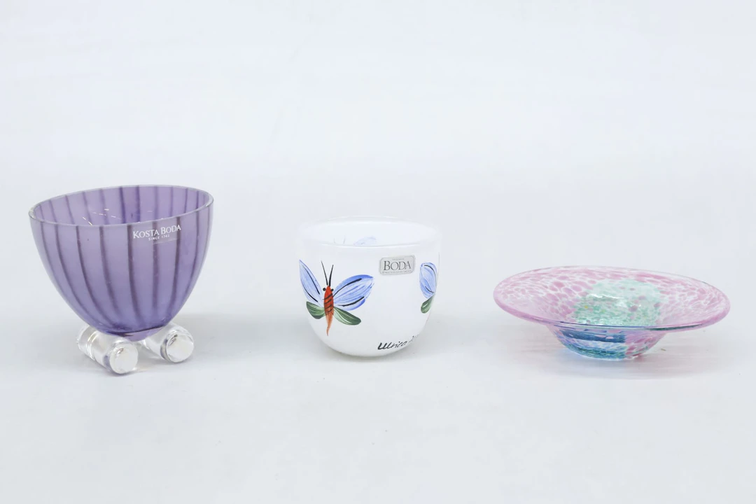 Miniatyrer, 3st, Kjell Engman och Ulrica Hydman Vallien