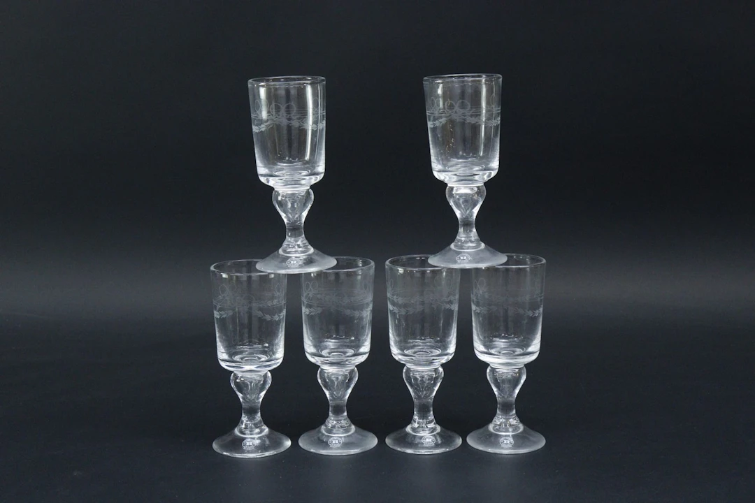 Glas, 6st, "Antik", Reijmyre