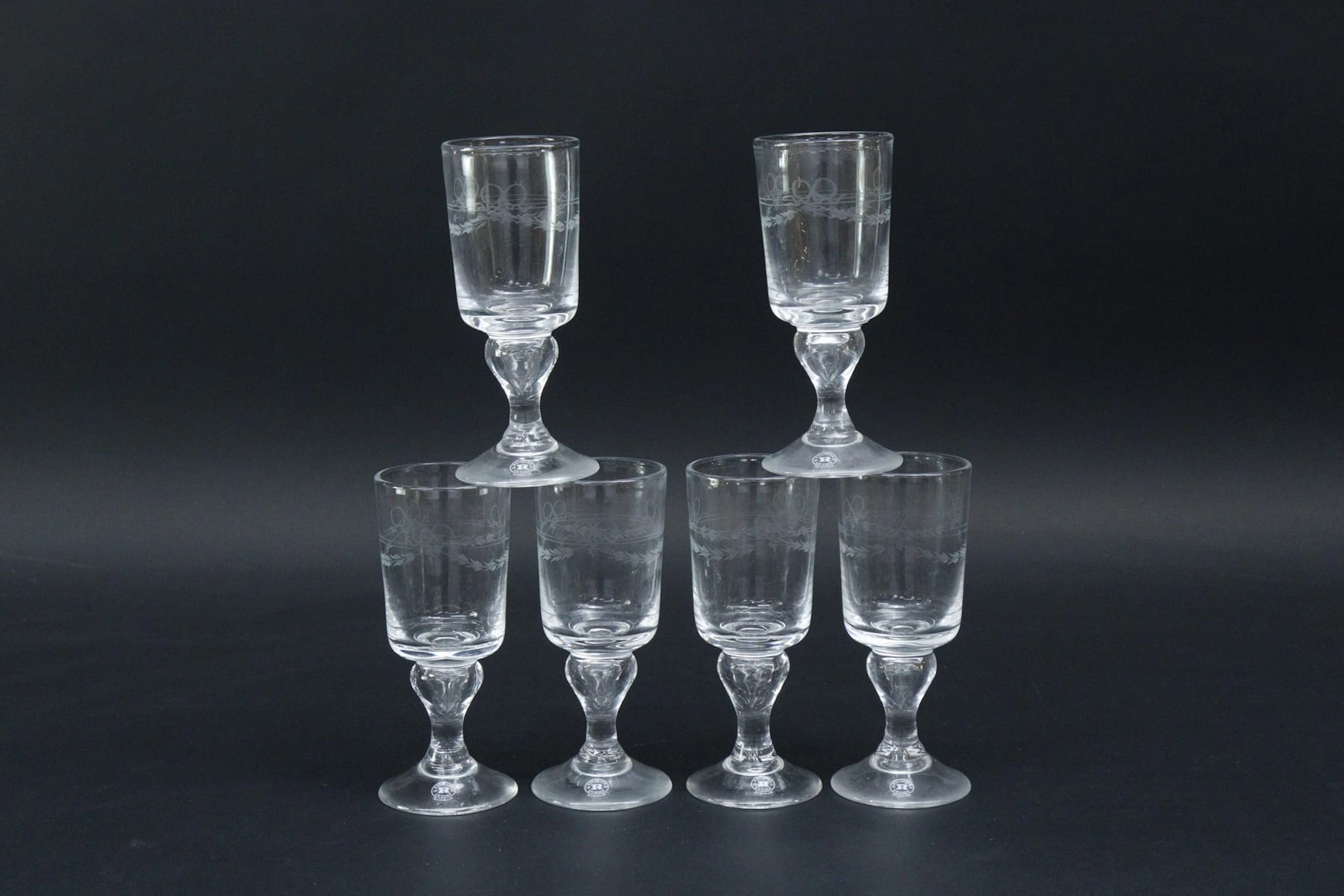 Glas, 6st, "Antik", Reijmyre