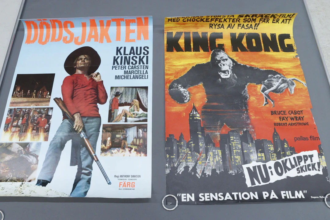 Filmaffischer, 2st, Dödsjakten och King Kong