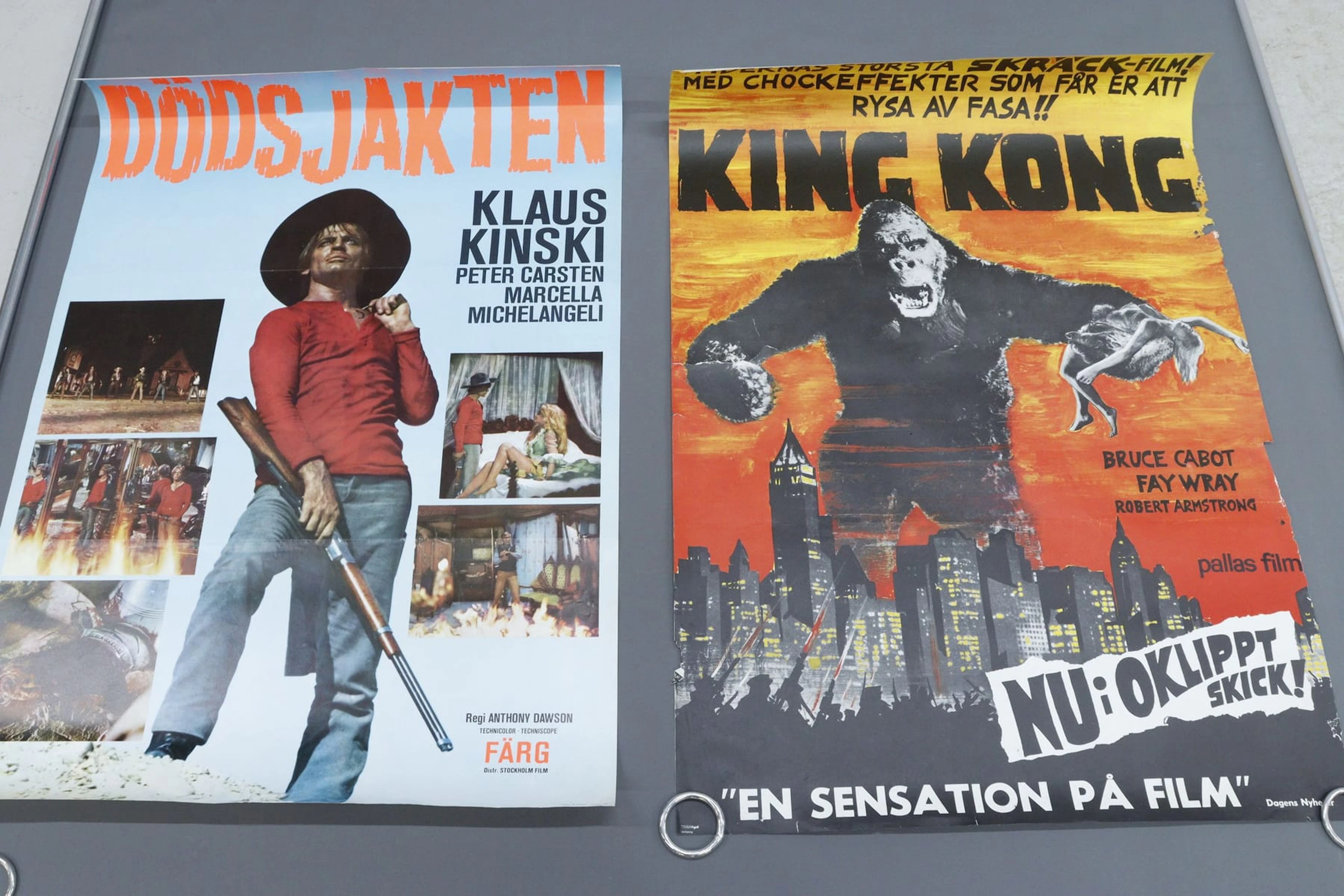 Filmaffischer, 2st, Dödsjakten och King Kong