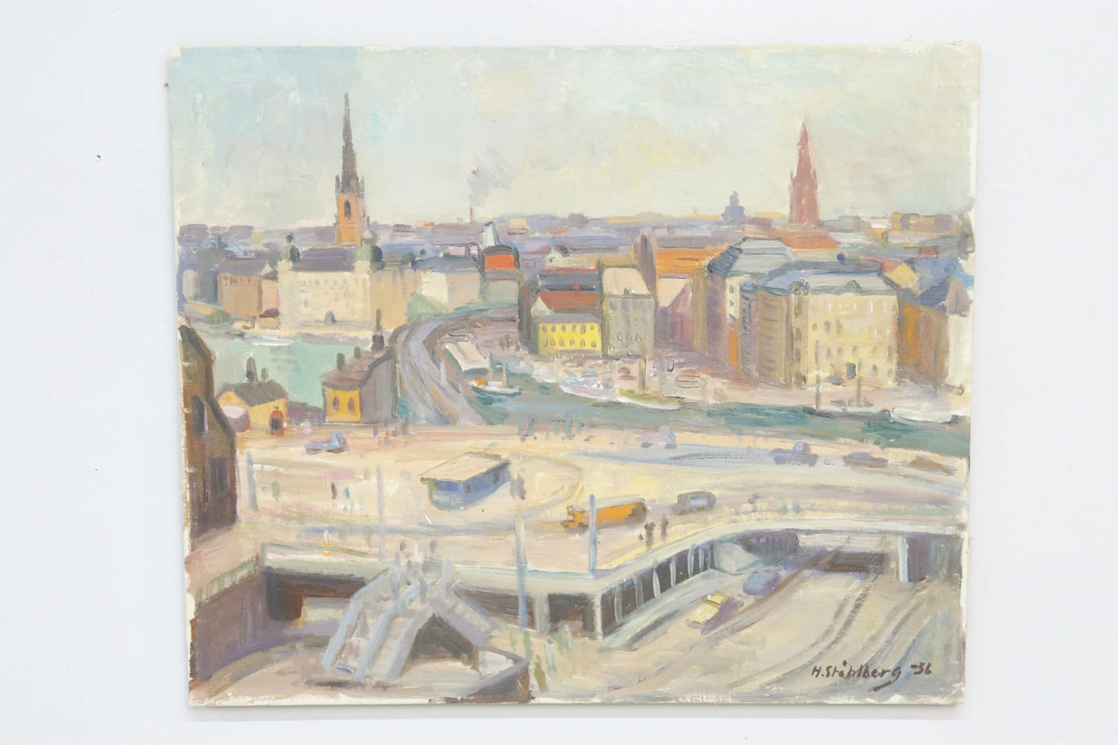 Henning Ståhlberg, olja på duk, signerad