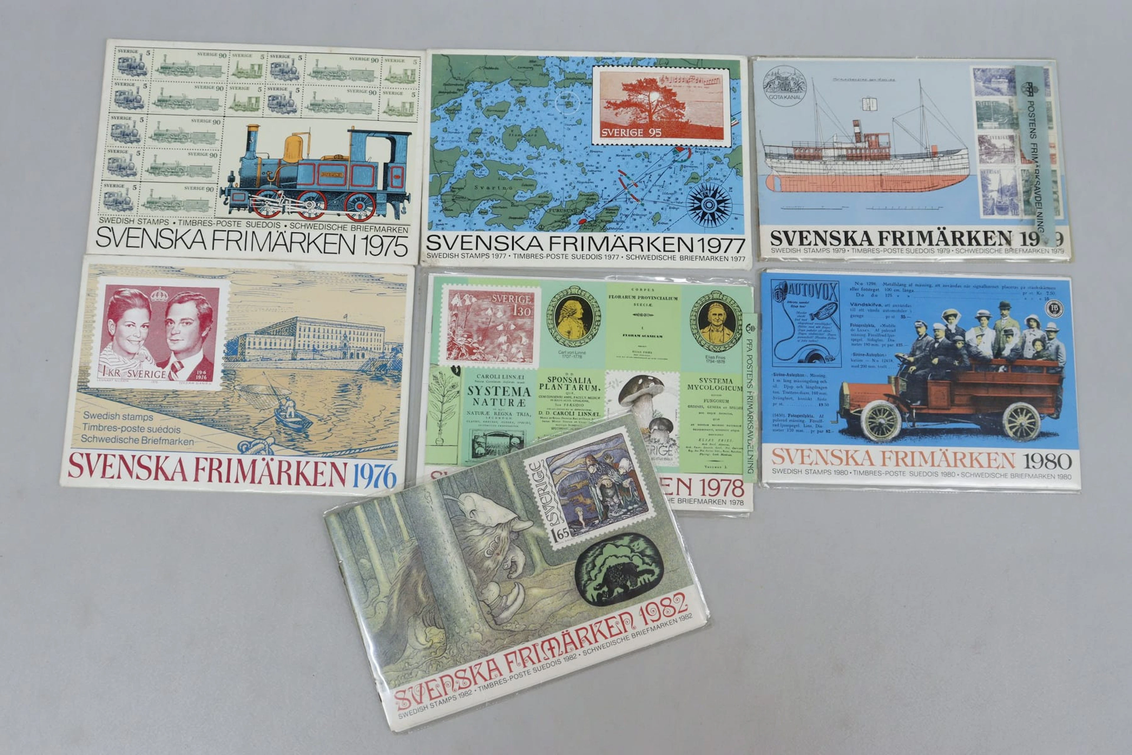 Frimärken, årssatser