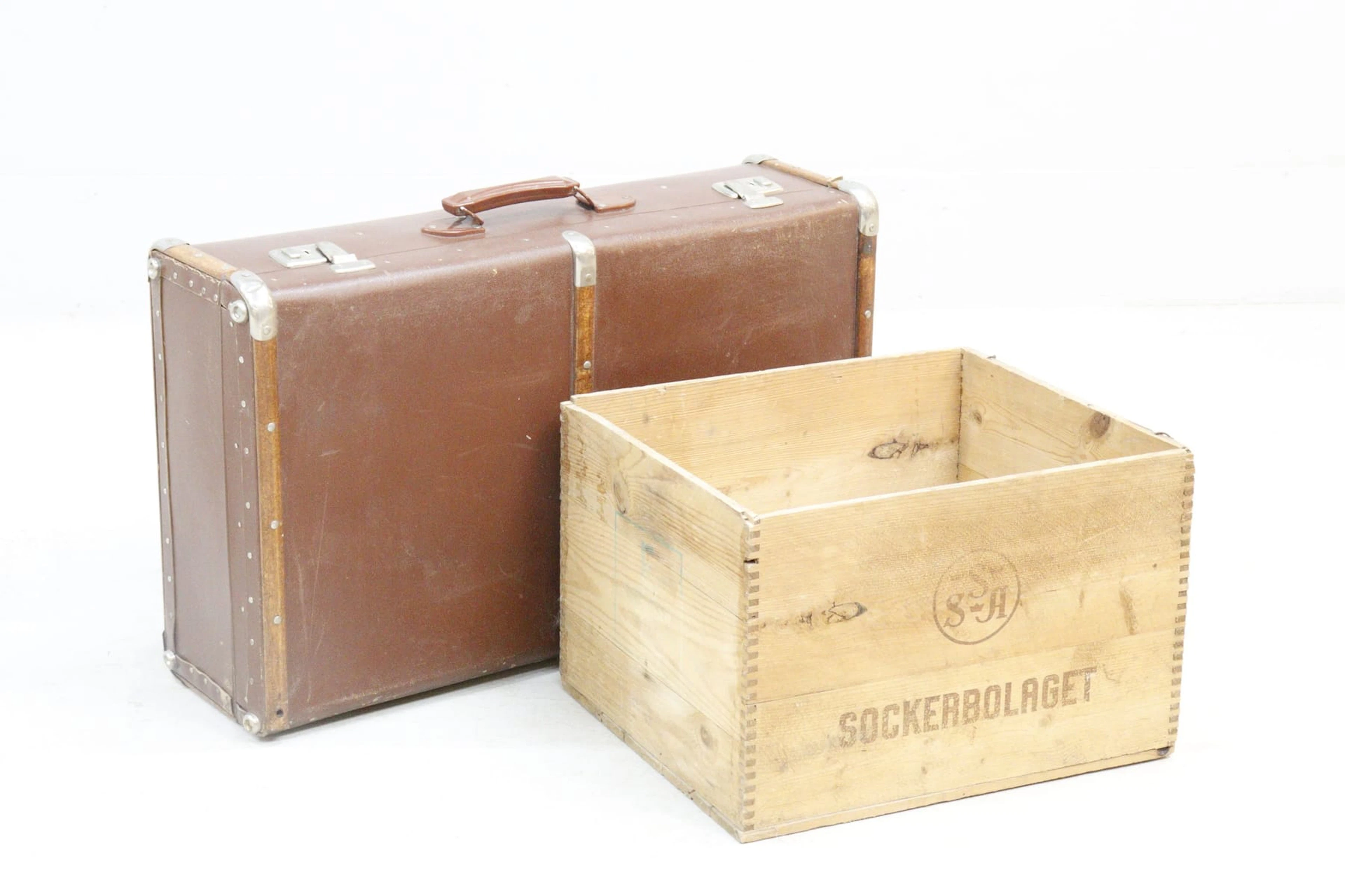 Koffert och sockerlåda