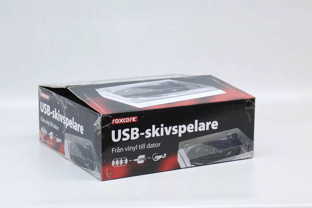 USB-skivspelare, Roxcore, från vinyl till dator