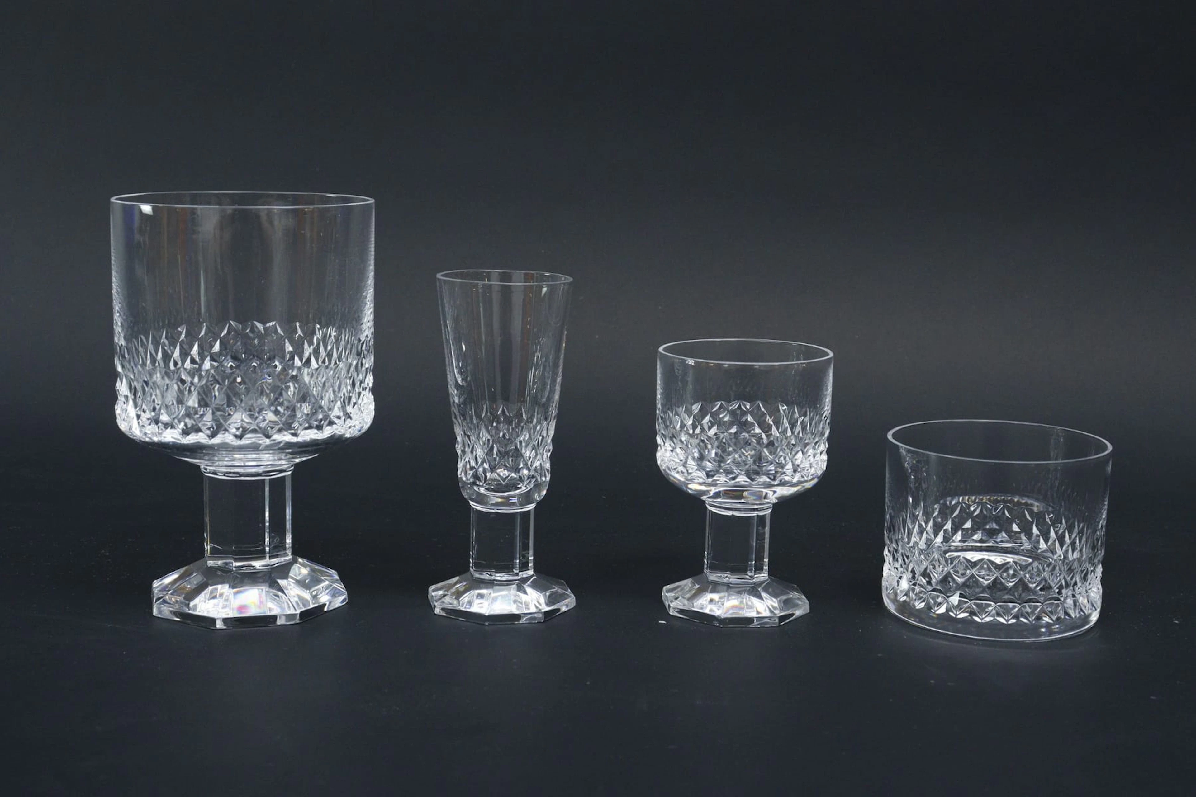 Glasservis, 32 delar, Nils Landberg, Gustav II Adolf, Orrefors