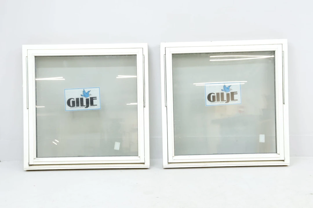 Fönster, 2st, 11x11, Gilje, öppningsbara, energiglas