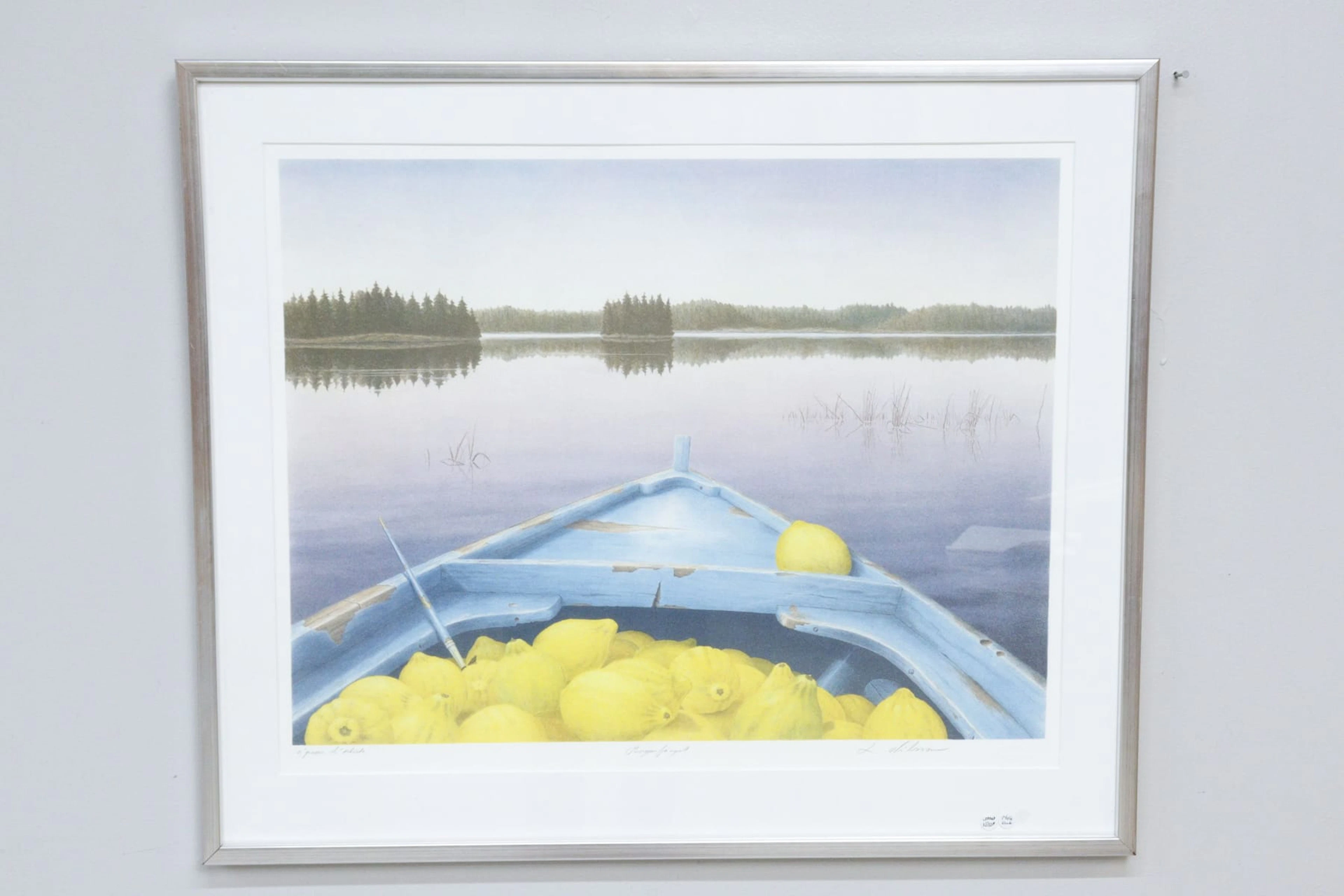 Lennart Nilsson, litografi, signerad