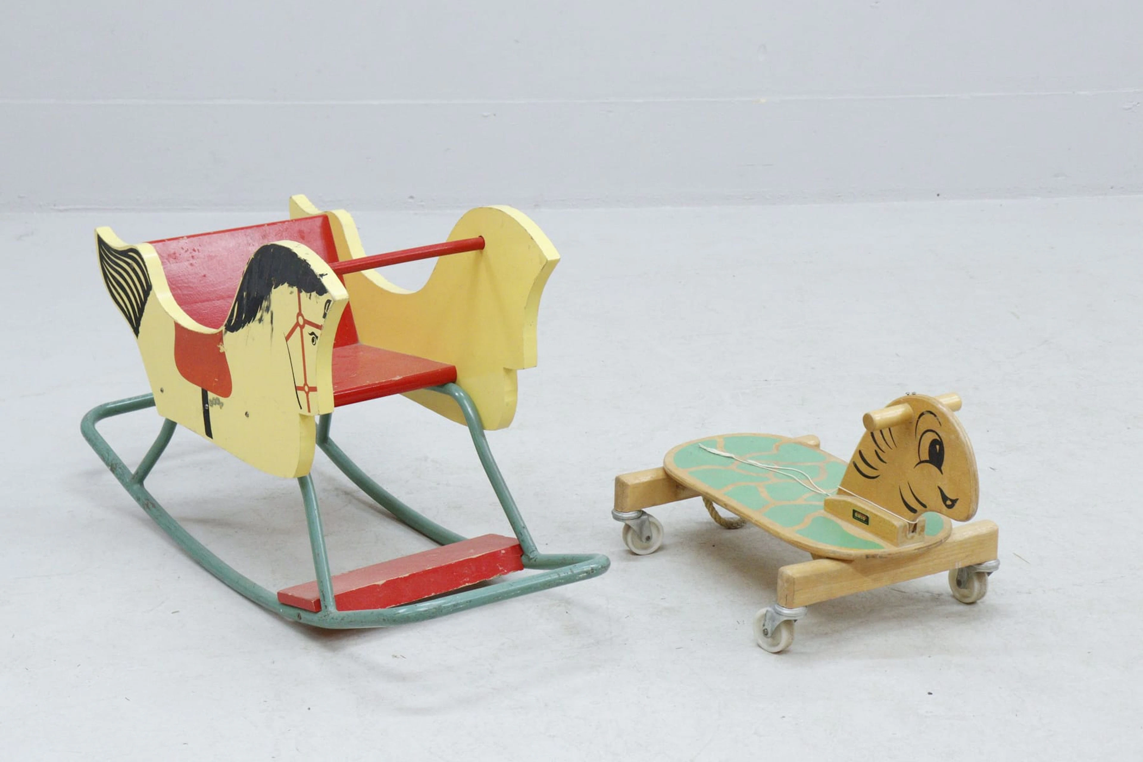 Gunghäst, Leko, och sköldpaddsvagn, Brio