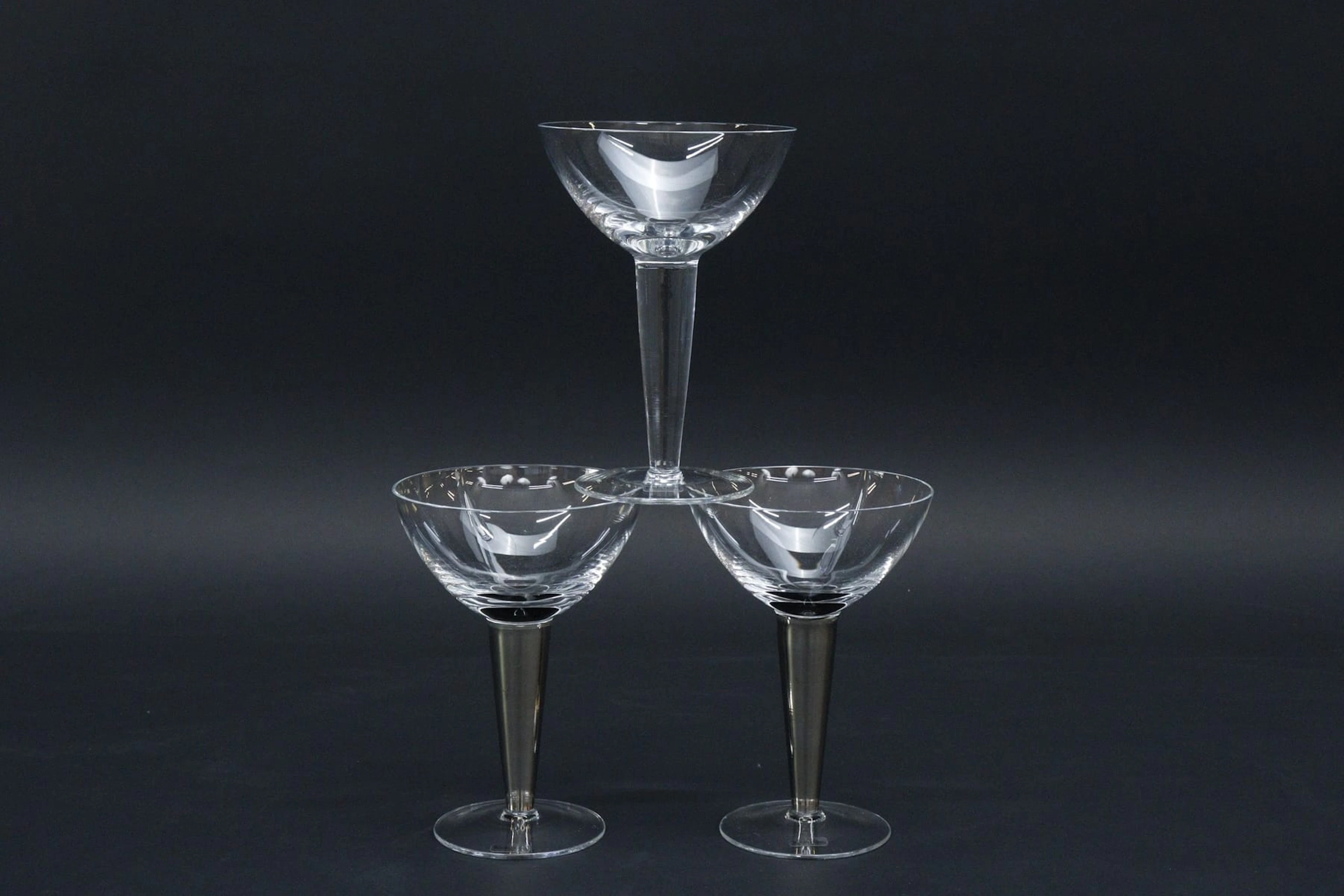 Champagneglas, 3st, "Select", Liselotte Henriksen, Boda Nova