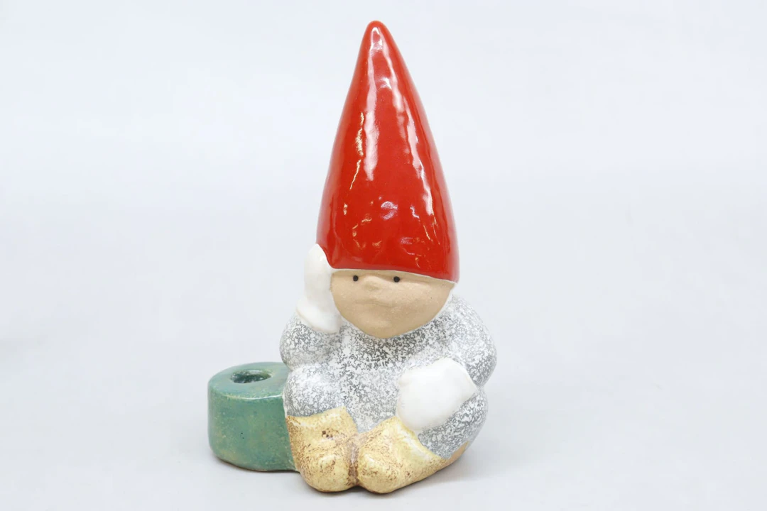 Tomte/ljusstake, Lisa Larson, Gustavsberg