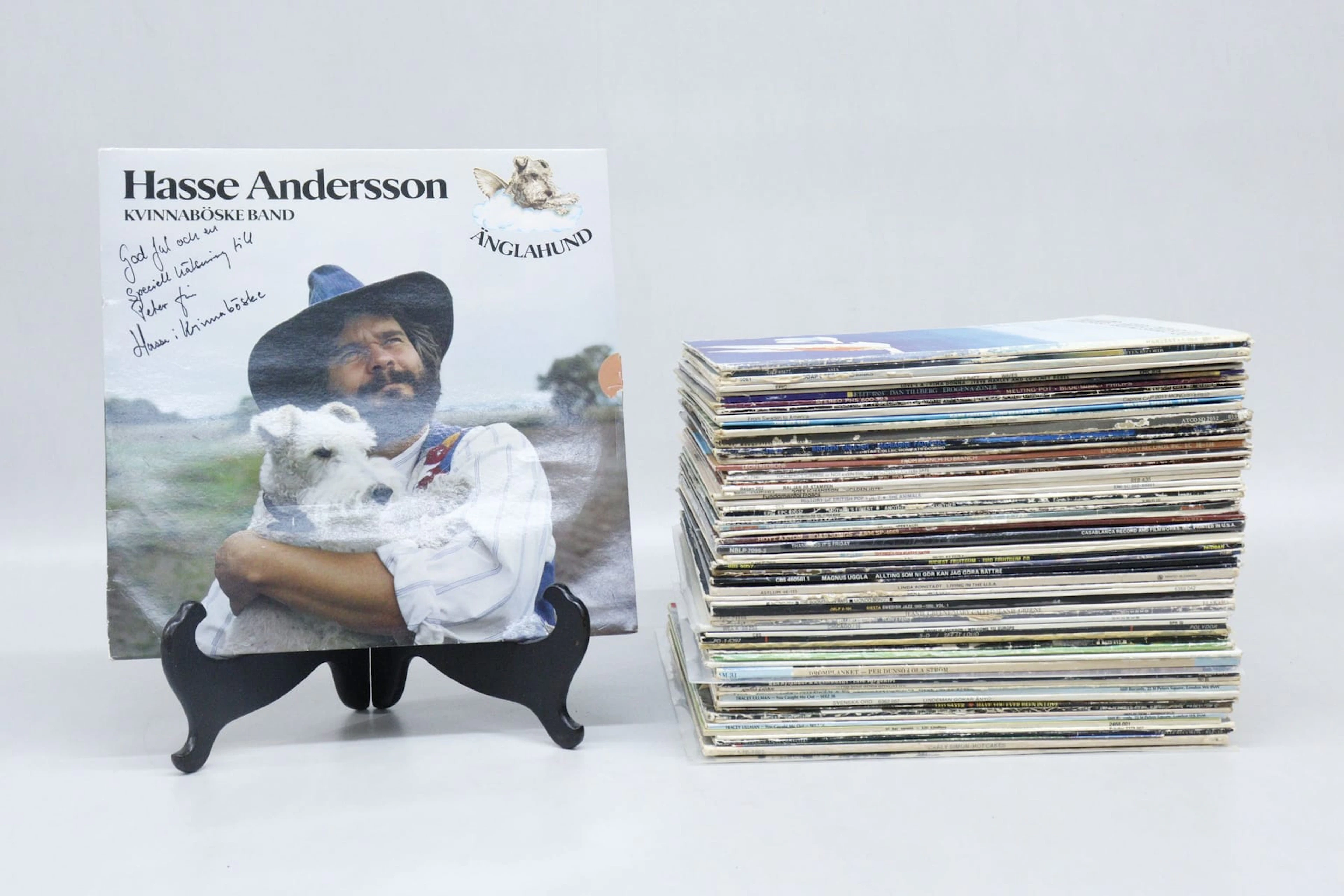 LP-skivor, ca 69st, mest pop, rock och progg