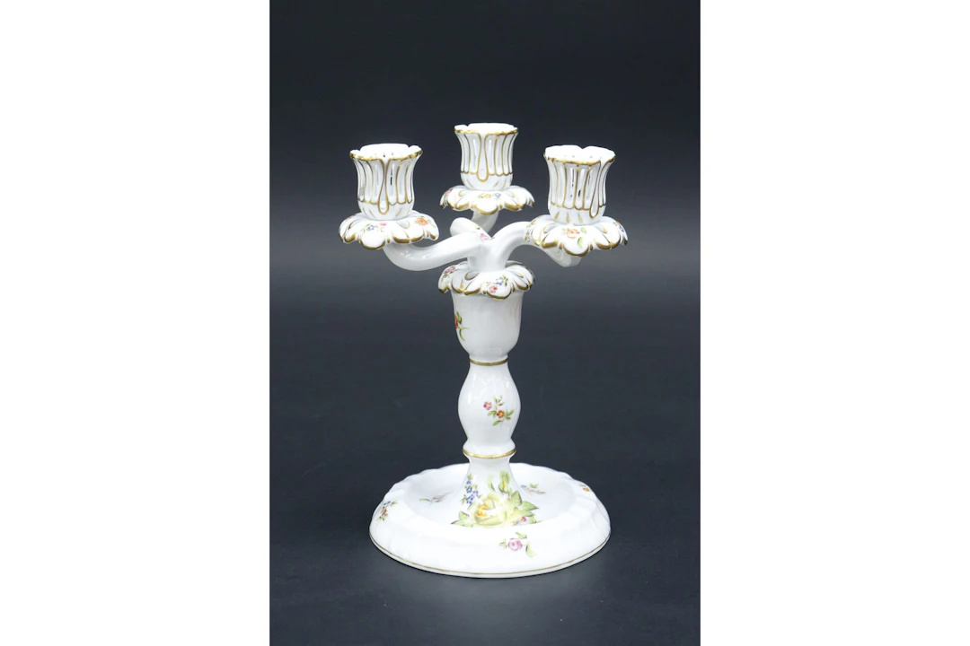 Lampfot, Herend, Ungern, 2-delad, el ej indragen