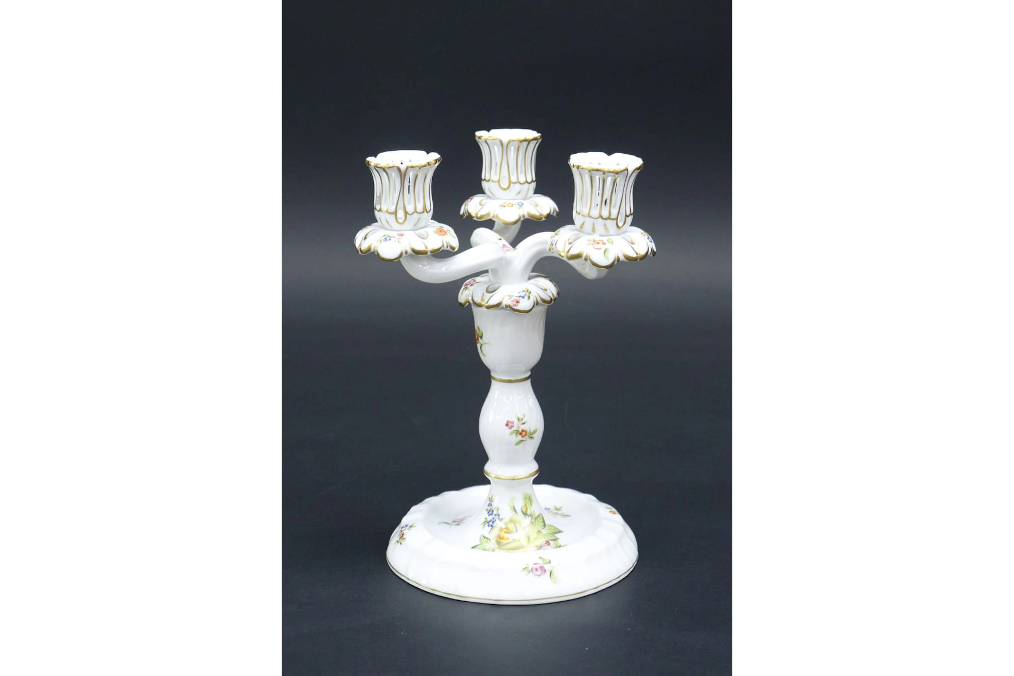 Lampfot, Herend, Ungern, 2-delad, el ej indragen