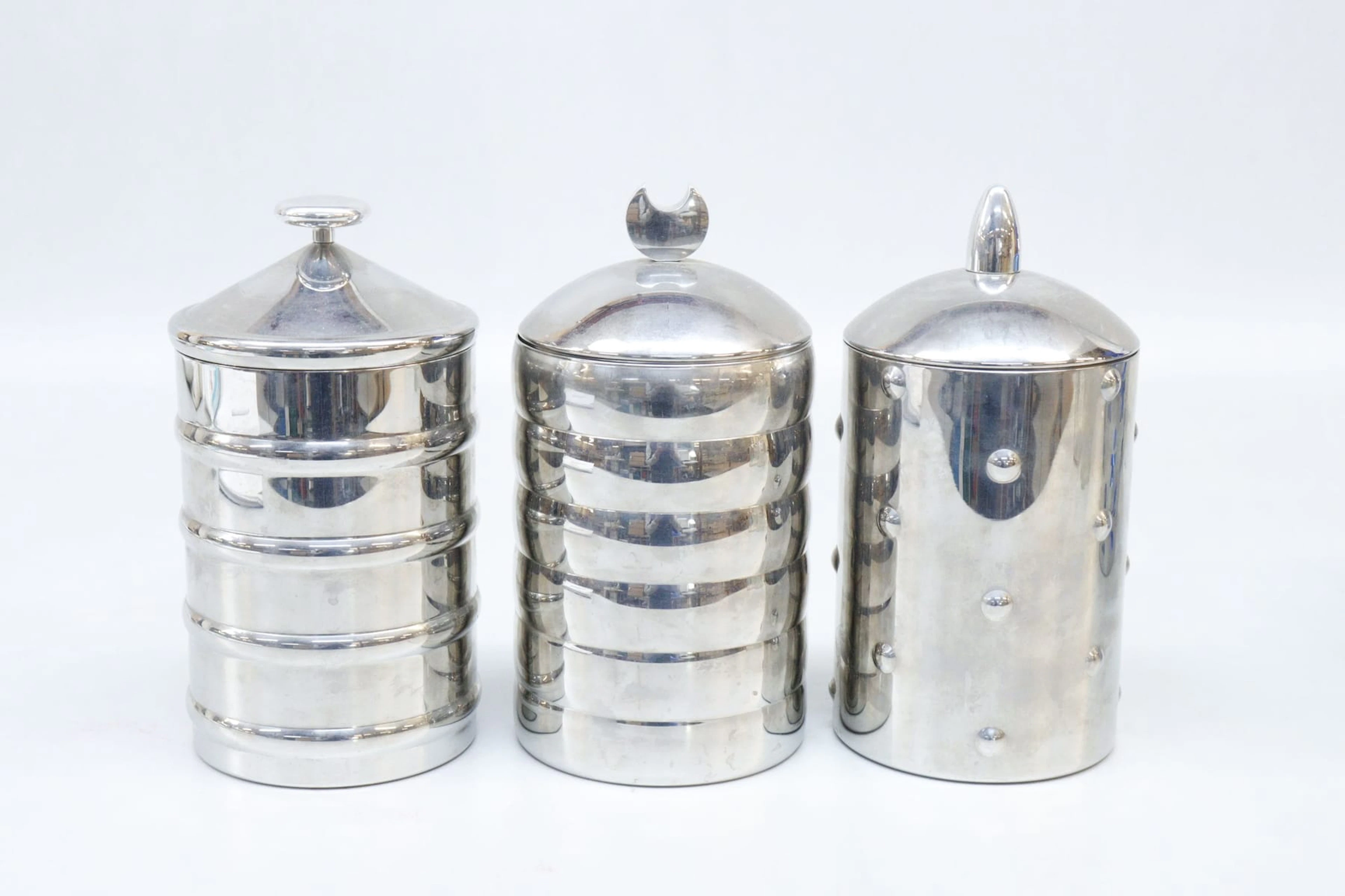 Brukar med lock, 3st, Alessi