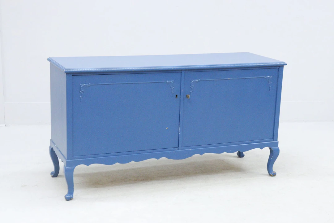 Sideboard, blåmålad