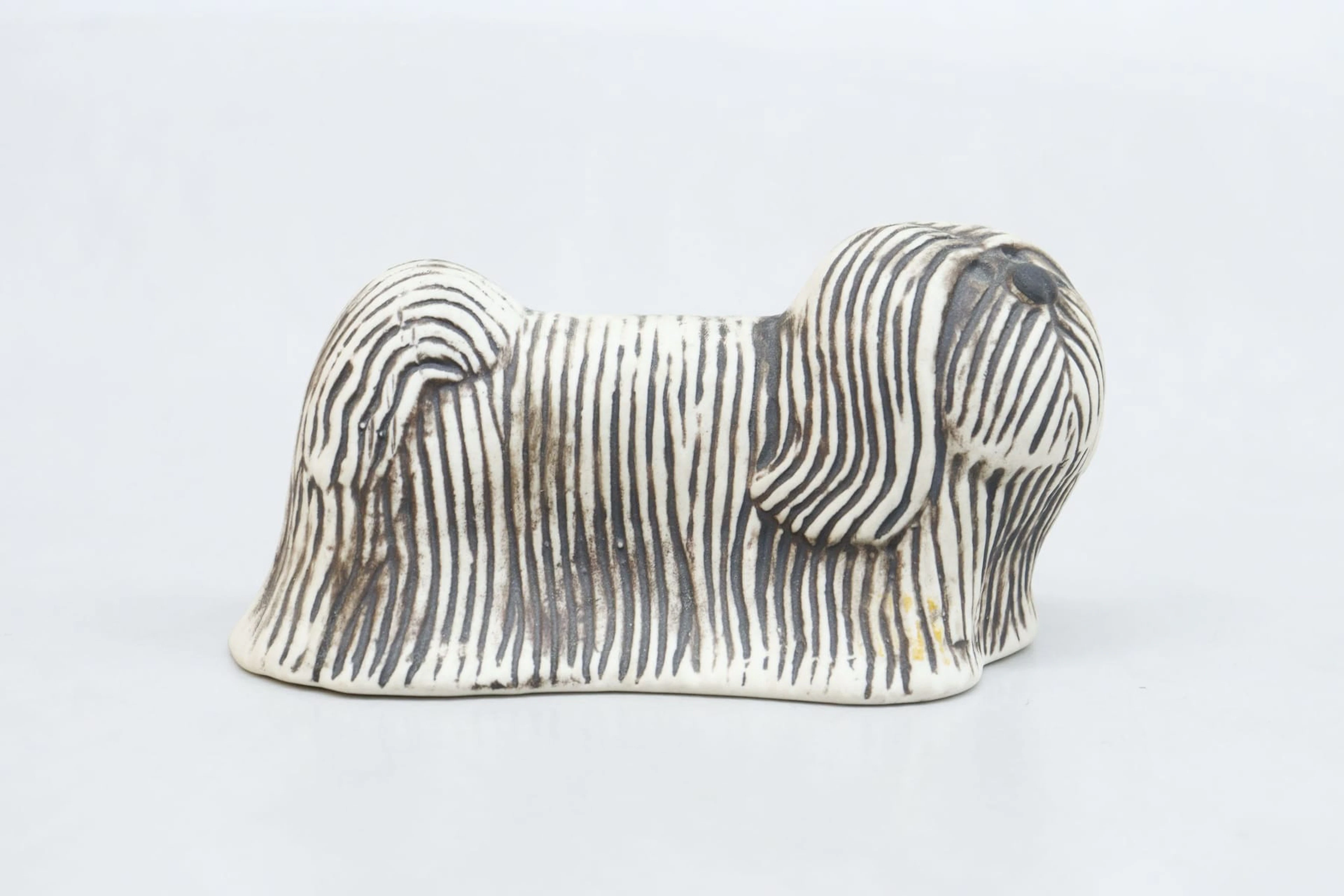 Figurin, Lisa Larson, Gustavsberg, skyeterrier ur serien Kennel