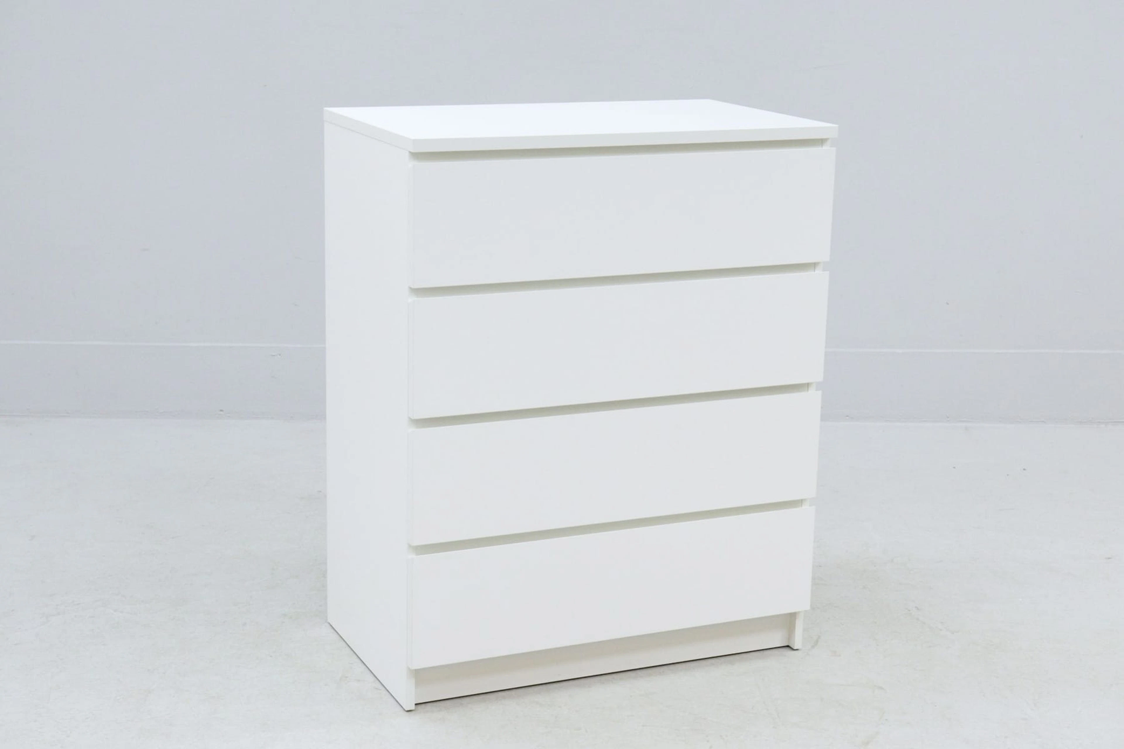 Byrå, 4-lådig, vit, "Malm", Ikea