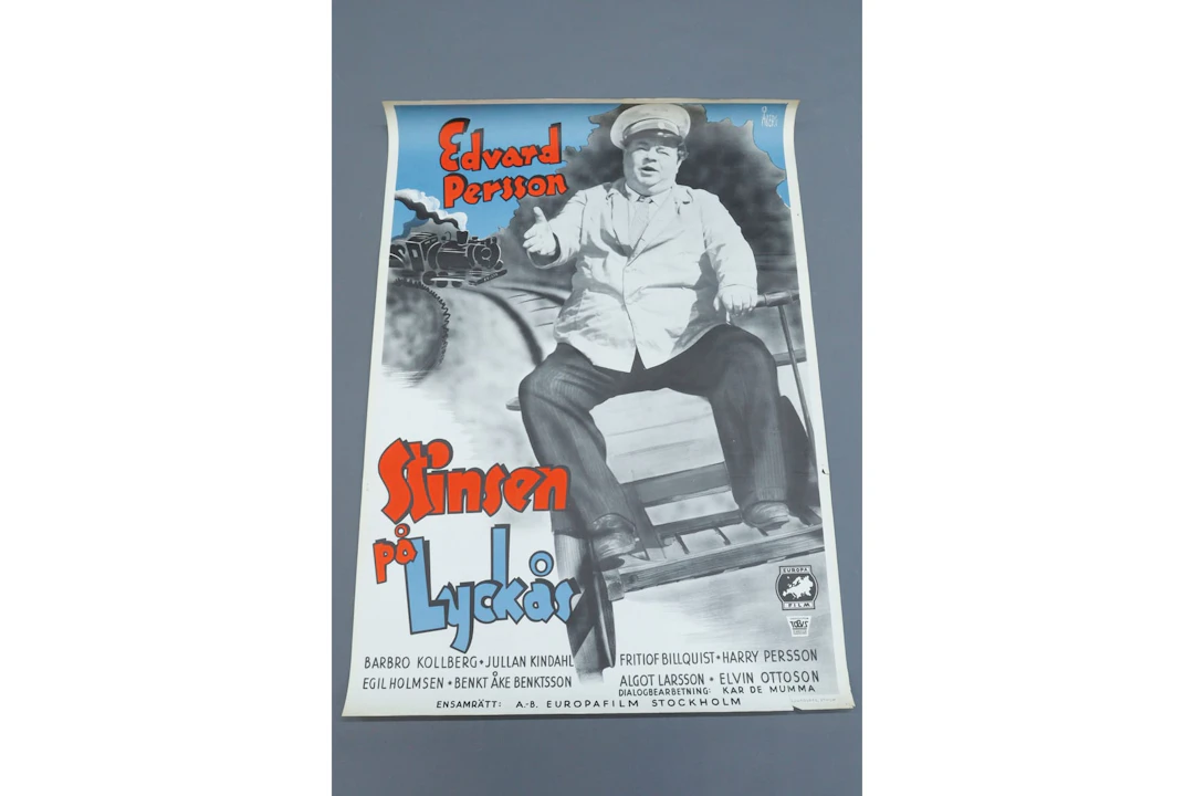 Filmaffisch, Edvard Persson "Stinsen på Lyckås"