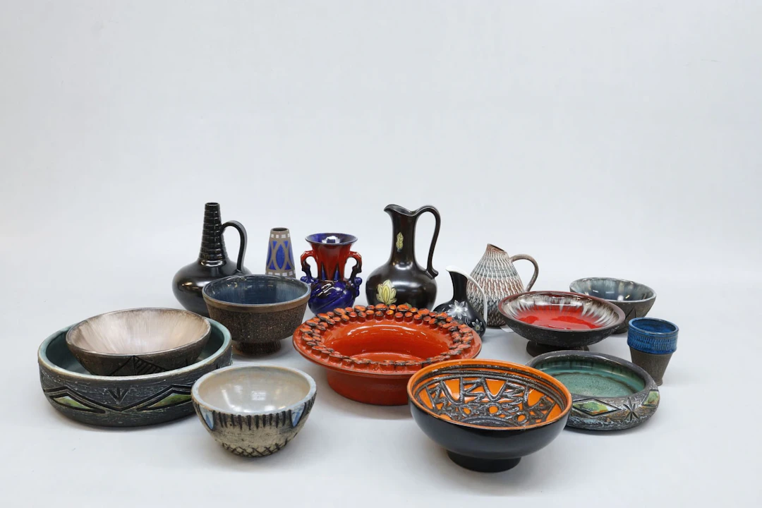 Diverse keramik, retro, bla Tilgmans och Nittsjö