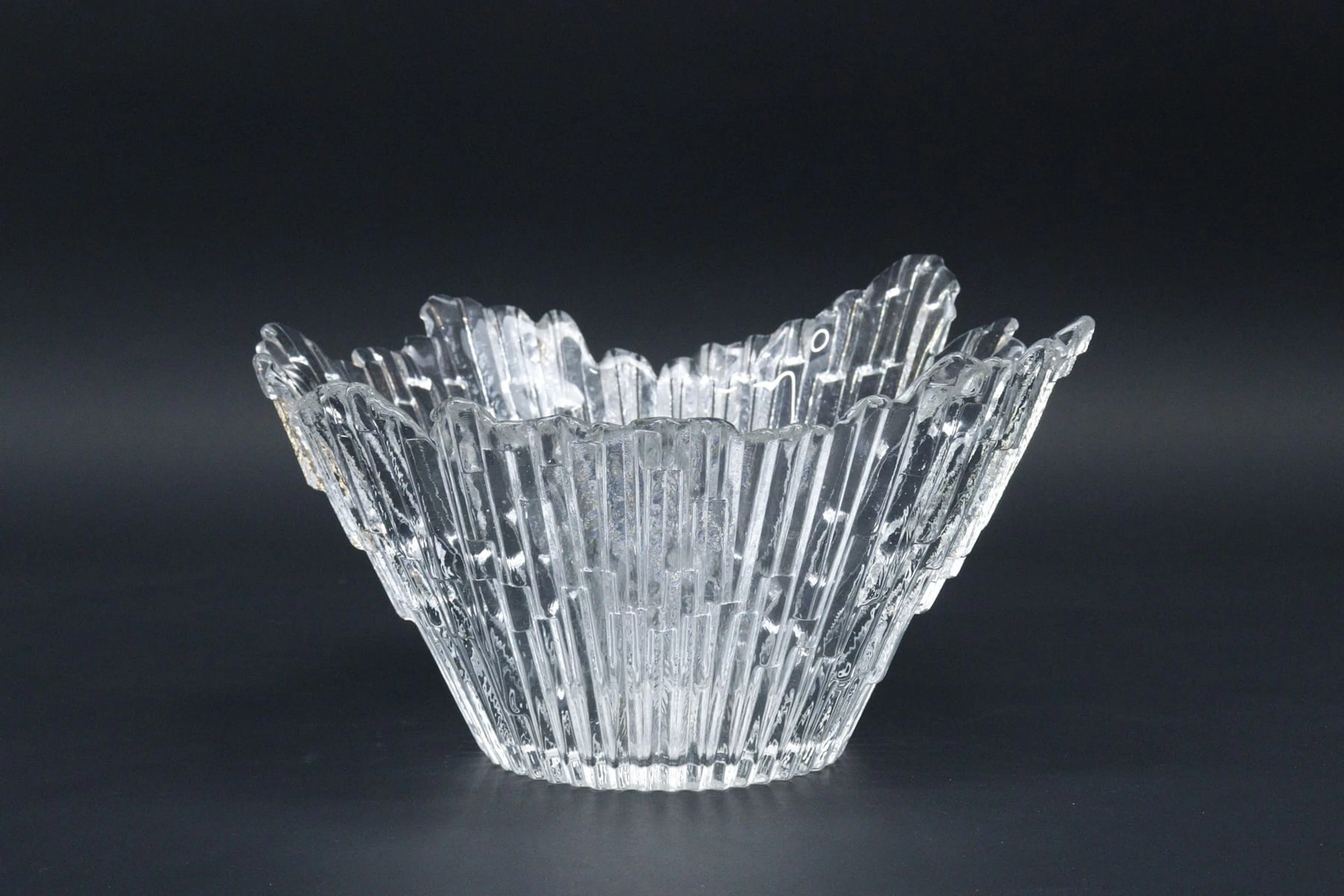 Glasskål, "Revontulet/Norrsken", Tauno Wirkkala, Humppila