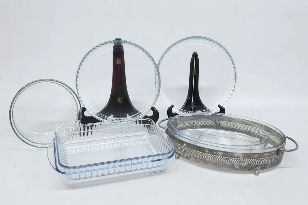 Pajformar och gratängformar, 7st, mest Pyrex