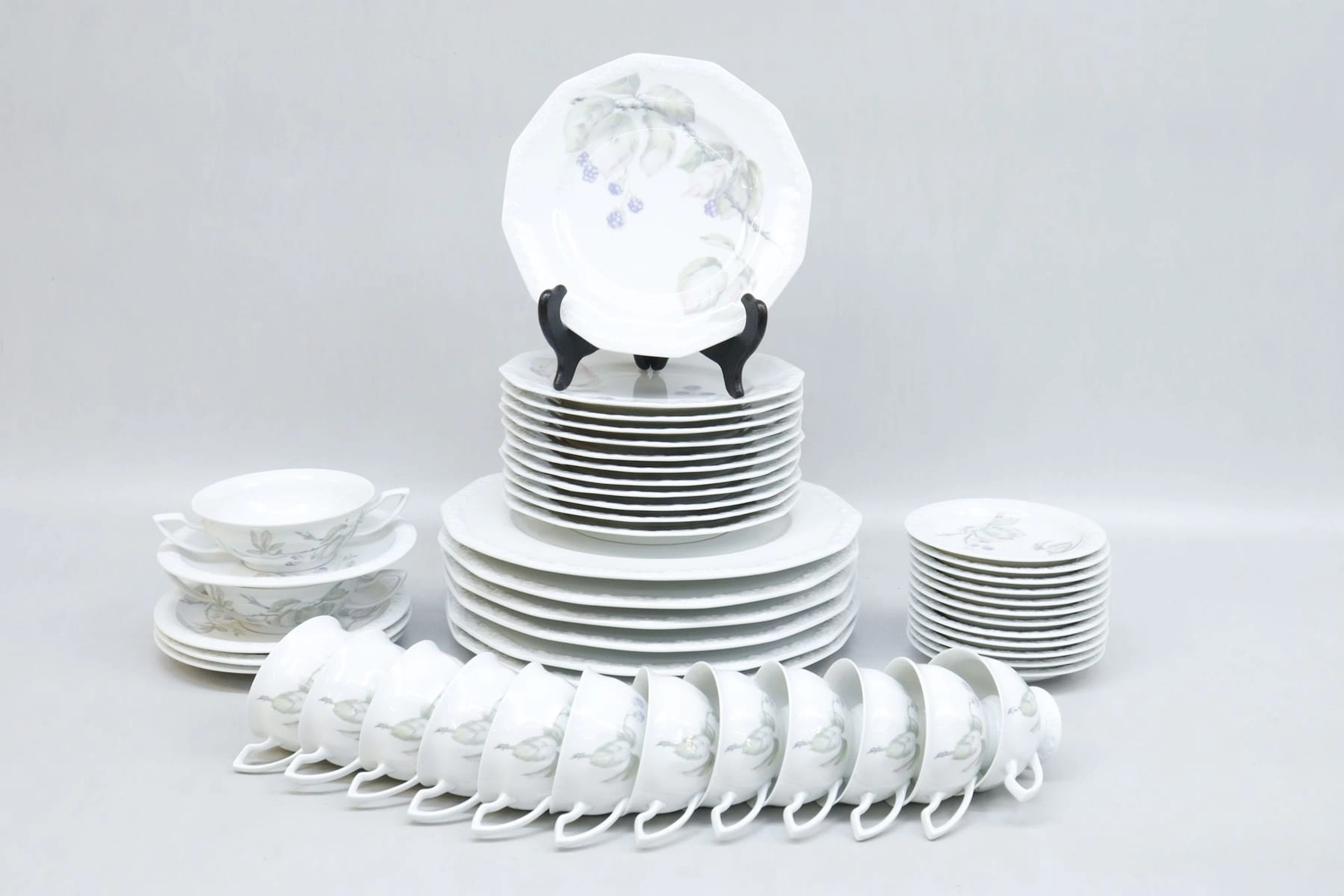 Servisdelar, 48st, "Maria björnbär", Rosenthal