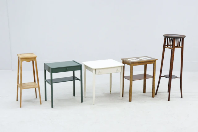 Bord och piedestaler, 5 delar