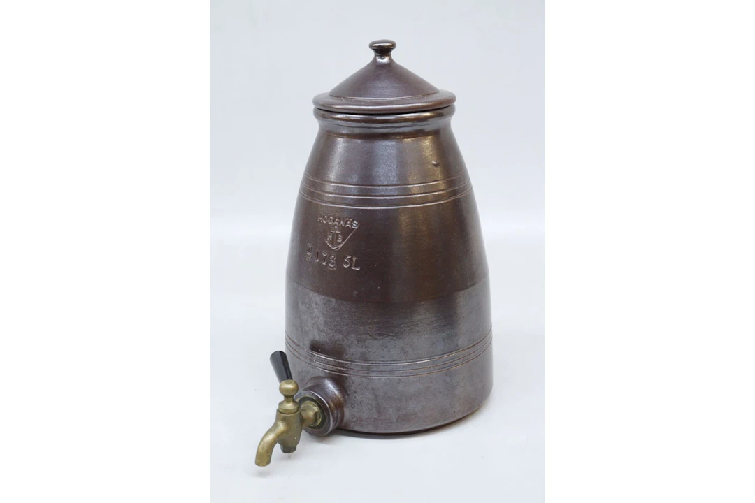 Höganäskrus med tappkran, 5L