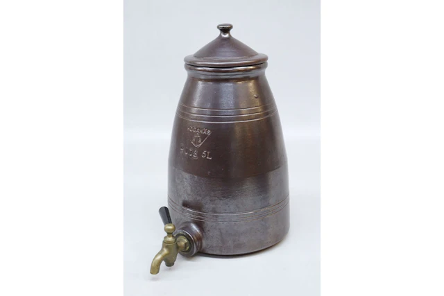 Höganäskrus med tappkran, 5L