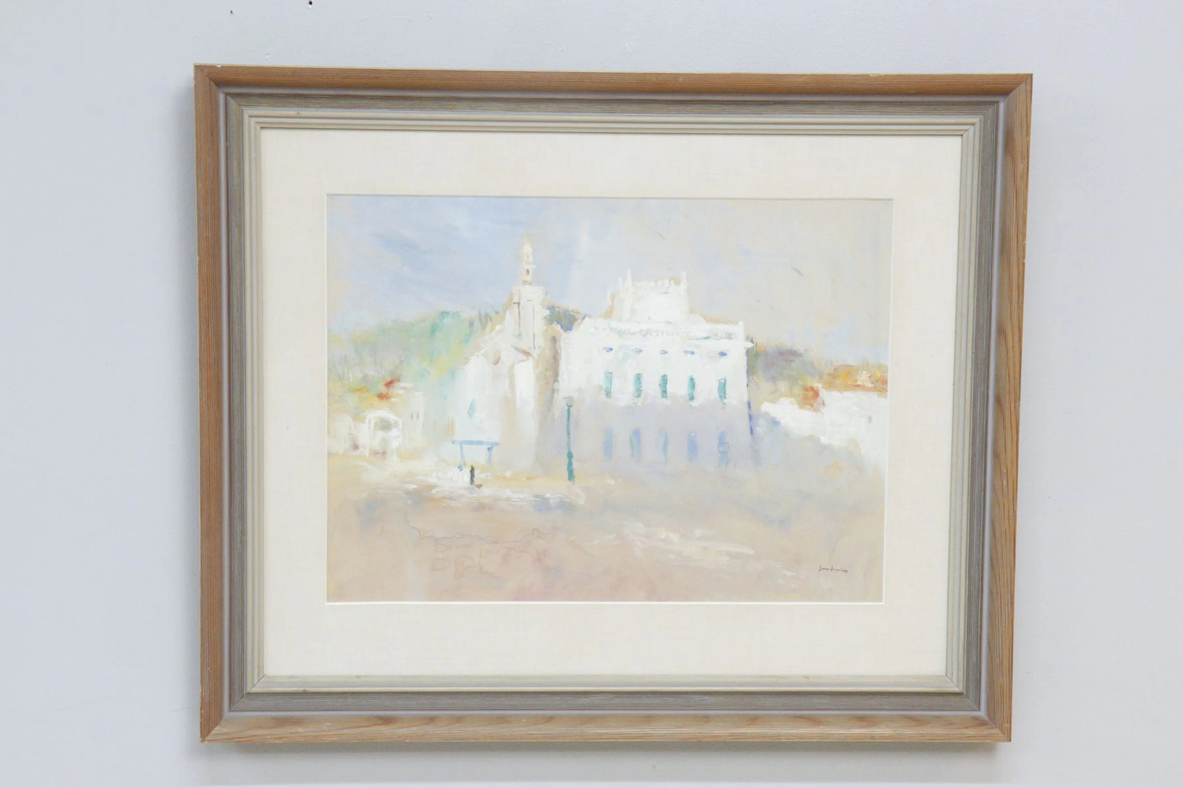 Arne Aspelin, gouache, signerad