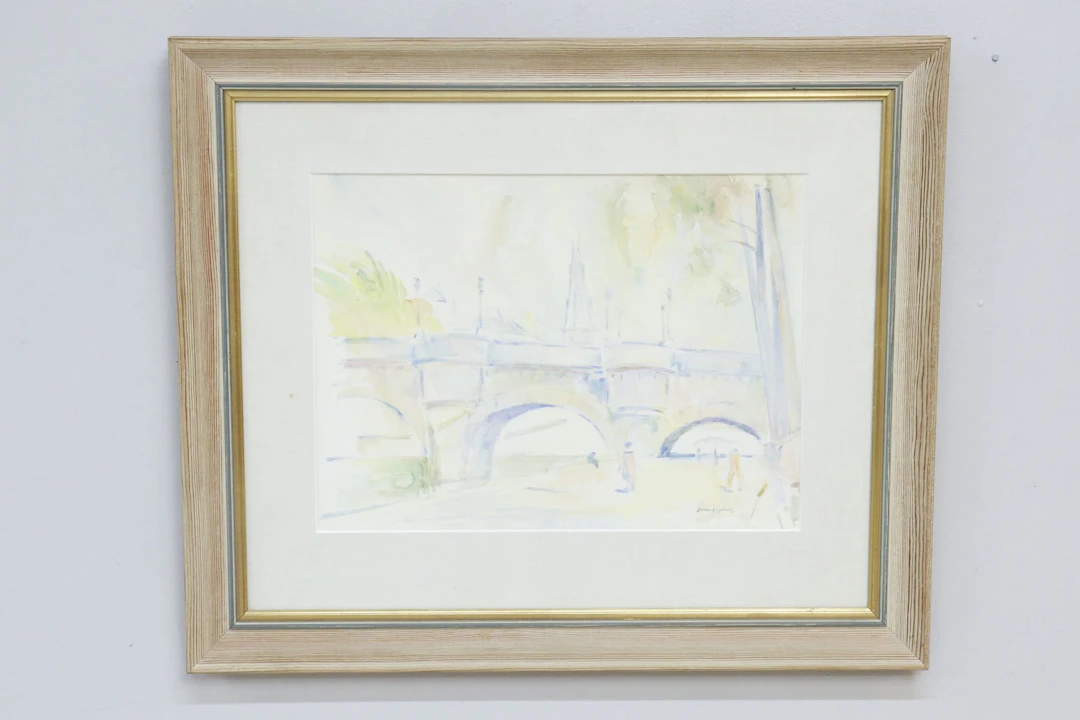 Arne Aspelin, akvarell, signerad