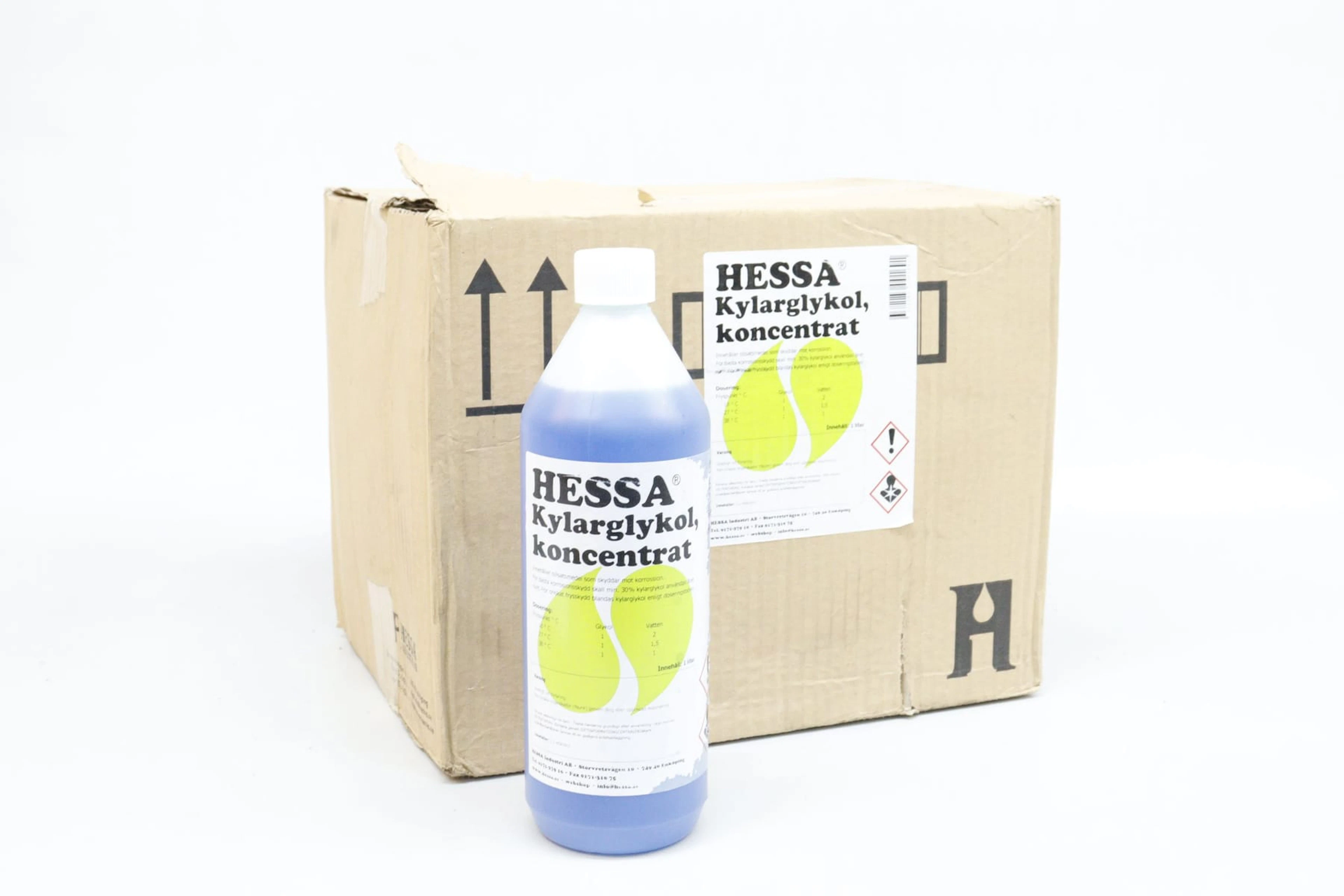 Kylarglykol, koncentrat, 12 flaskor á 1 liter