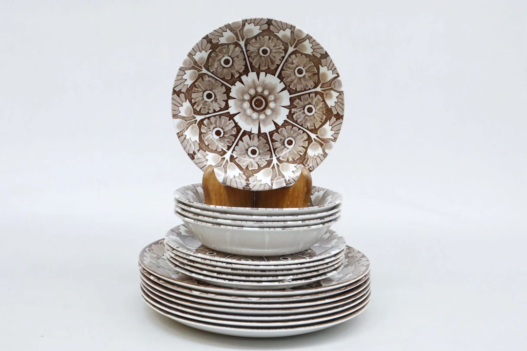 Tallrikar, 17st, "Palma", Alfred Meakin, Staffordshire