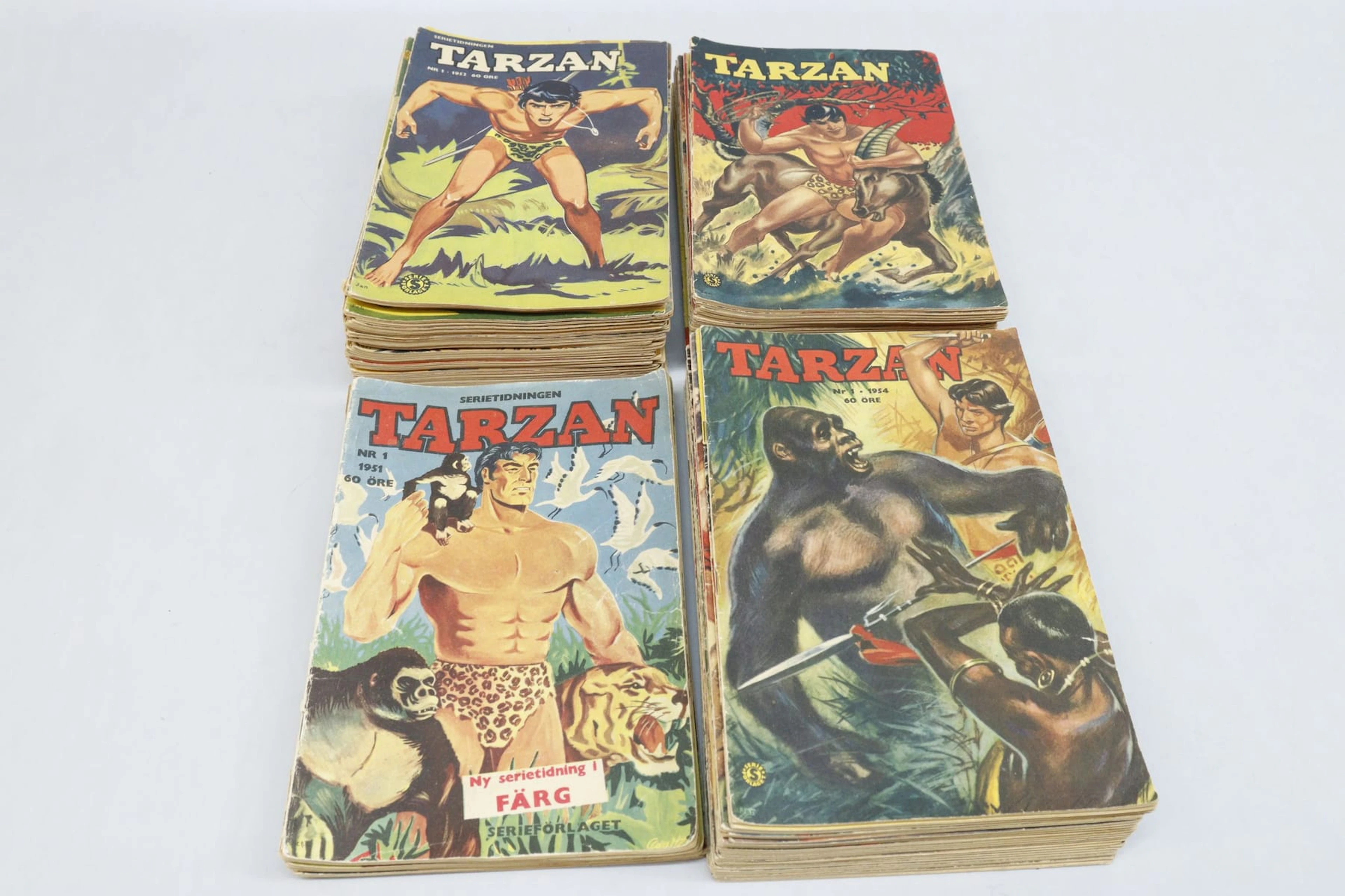 Serietidningar, Tarzan, 1951-1954